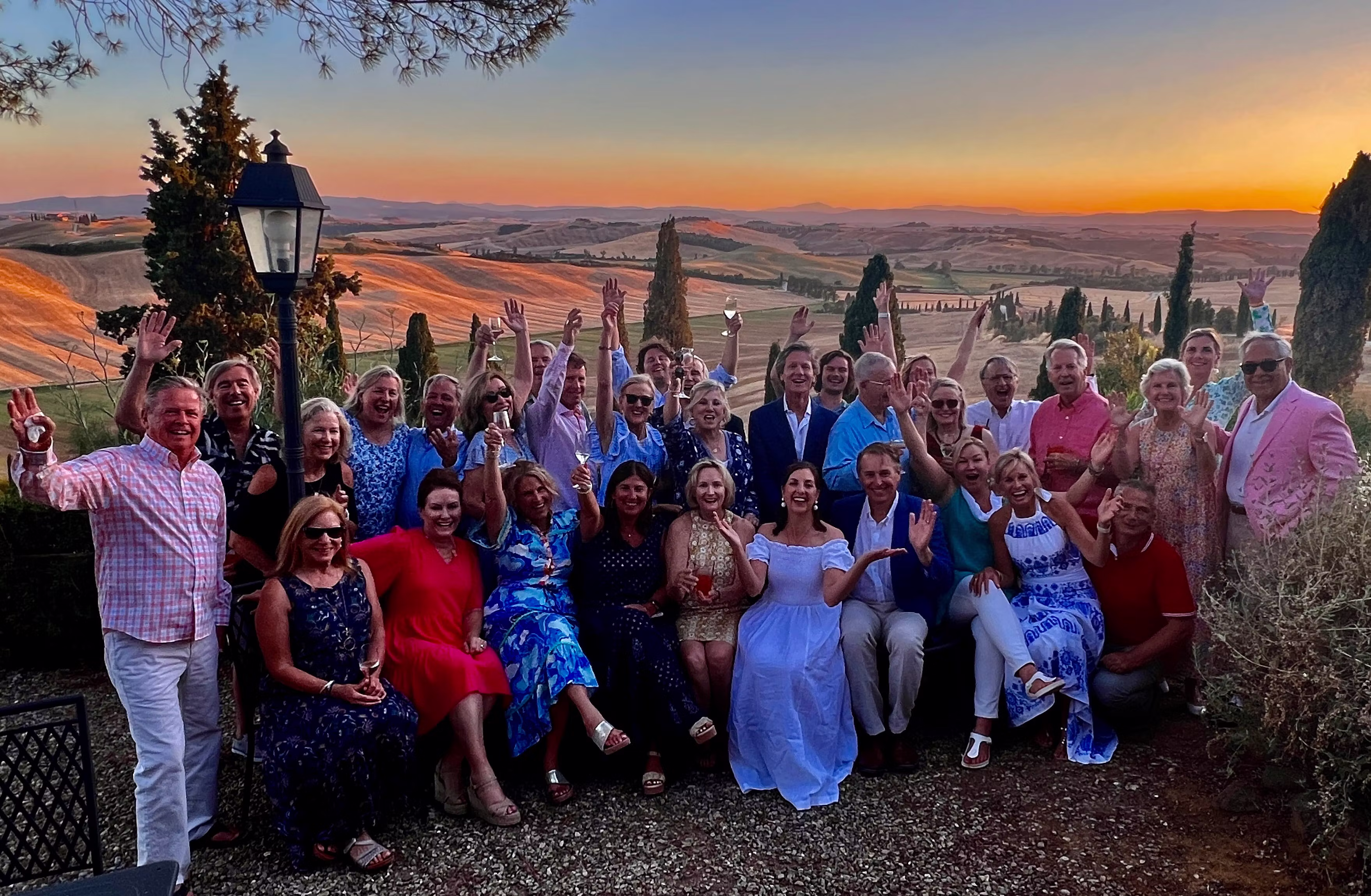 Italy Group Travel Experience Sunset